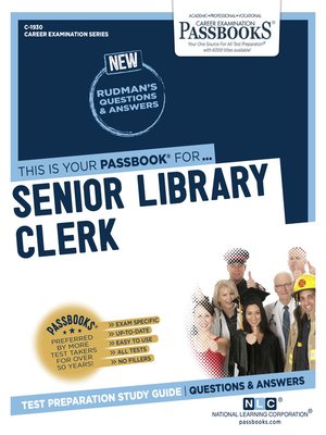 cover image of Senior Library Clerk
